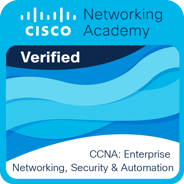 Insignia: CCNA: Redes empresariales, seguridad y automatización